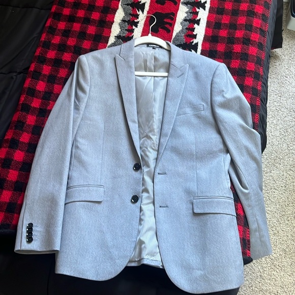Grey Express Suit Jacket. Size 36s Extra Slim - Picture 1 of 4